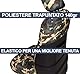 Auto Accessori Lupex A22 Universal Auto Sitzbezüge für vorne und hinten (Paar vorne, Camouflage Grün)