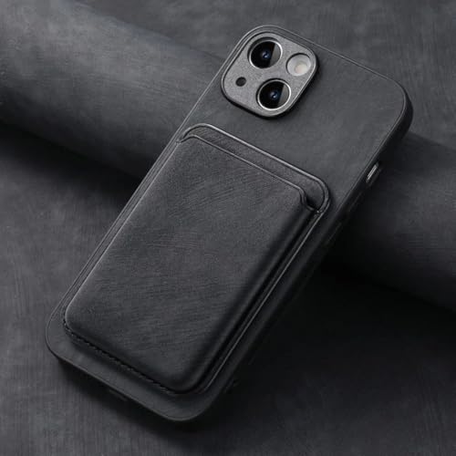 Étui Cuir iPhone 16 Plus avec Porte-Cartes Amovible et Aimant Puissant
