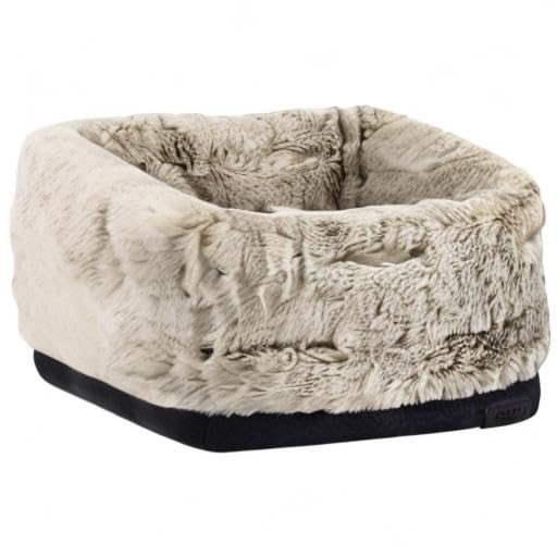 Nobby Komfortbett/-tasche ENDA, schwarz/beige 45 x 45 x 40/20 cm, 1 Stück