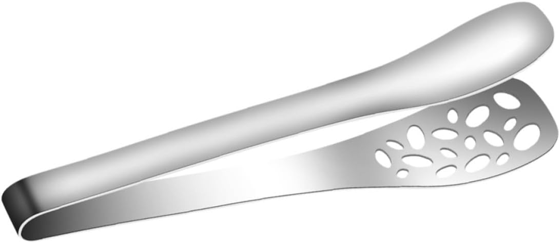 Stainless Steel Bread Tongs with Long Handles for Kitchen Use