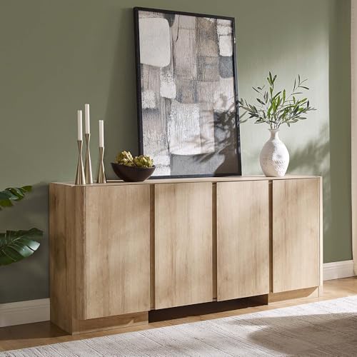 66" Large Sideboard Buffet Cabinet with Storage, 30" Tall Modern