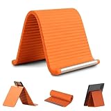 AD ADASTONE Portable Foldable Silicone Aluminum Flexible Phone Holder Stand, Phone Stand with Adjustable Bendable Design, Multi-Angle Desktop Mount for Mobile Phone, Tablets and Small Devices