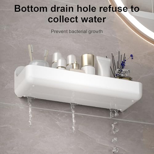 Rangement plastique suspendu sans percer pour douche 4pcs