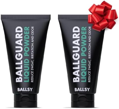 Ballsy Ballguard Ball Deodorant for Men, Anti Chafing, 3.4 Oz (2 Pack)
