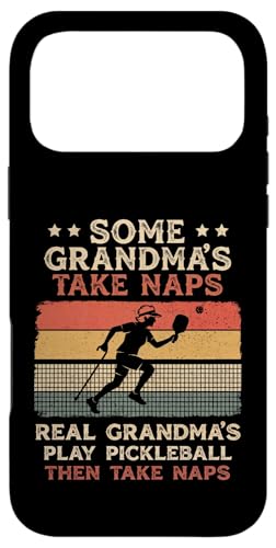 Real Grandma Play Pickleball And Naps ���B���e�[�W �ʔ��� �X�}�z�P�[�X iPhone 17 Pro Max �p