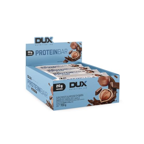 PROTEIN BAR - 12 UNIDADES Sabor Chocolate e Avelã