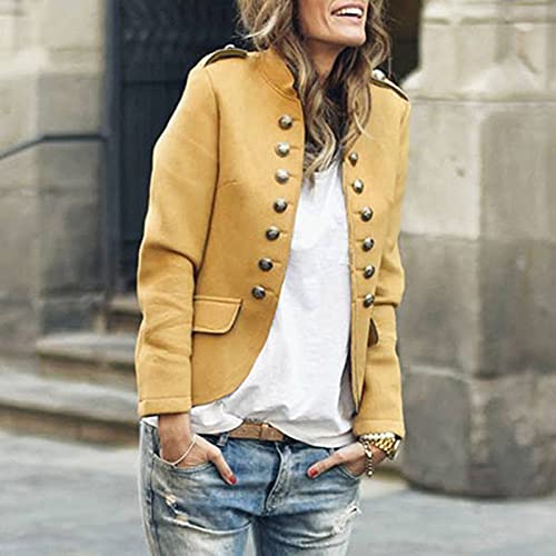 Heated Outerwear Women‘s Slim Coats Winter Short Trendy Button Stand Collar Long Sleeve Jogging Jackets Womens2