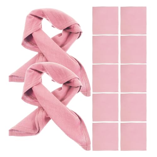 Servilletas de tela 40 cm algodón rosa 12pcs miniatura 1