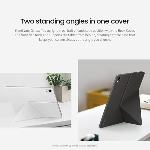 Samsung Galaxy Tab S11 Smart Book Cover Tablet Case, Minimalist Style, Slim and Sleek, Foldable Stand, US Version, Black by Samsung - Image 4
