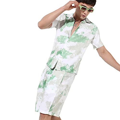 Image of CAHOOT Men's Co-Ord Set For Casual Wear | Quality Stretchable Fabric | Pull On T-Shirt | Pull On Shorts | Clothing Set Crafted With Comfort Fit & High Performance For Everyday Wear