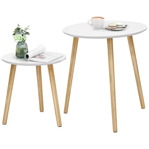 VASAGLE Scandinavian Minimalist Nesting Tables Cover