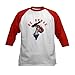 CafePress Optimus Prime Be Brave Kids Baseball Tee Kids Cotton Baseball Jersey, 3/4 Raglan Sleeve Shirt Red/White
