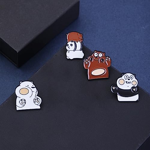 Image of Cute Enamel Pins Cartoon Lapel Pin Brooch Badge for Backpack Jackets Funny Tiger Pins for Gift Anime Enamel Pin for Clothing Hat Decoration