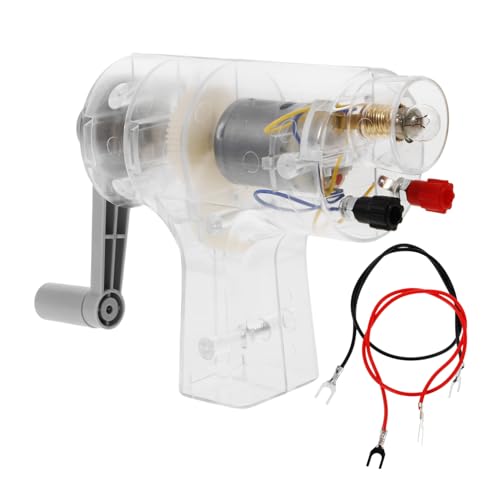 FUNOMOCYA Generatore Manuale Portatile Kit Di Esperimento Scientifico Generatore a Manovella Per Insegnamento e Fisica