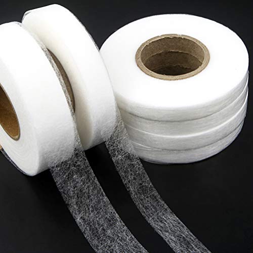 TOYANDONA 4 peças de fitas adesivas para costura de bainha fusível, fitas adesivas dupla face para c