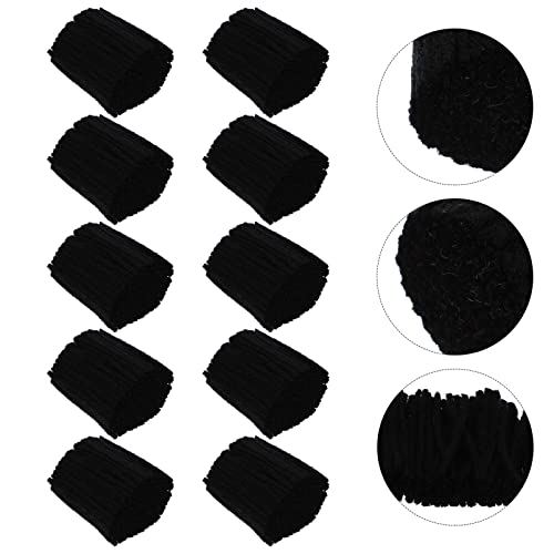 Artibetter 10 Rolls Latch Hook Yarn Precut Rug Yarn Tapestry Yarn Threads For Diy Craft Sewing Knitting Yarn Latch Hook Supplies Black #TOP6