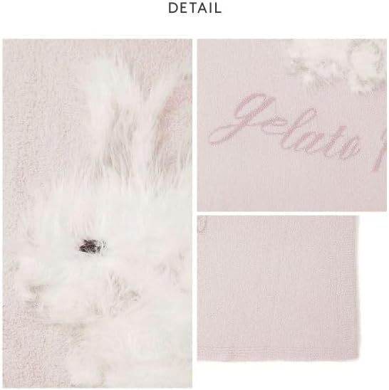 ジェラートピケ ベビモコラビットジャガードブランケット ジェラピケ