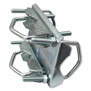 Unitech DKS 60 Doppelkreuzschelle Silber Verzinkt