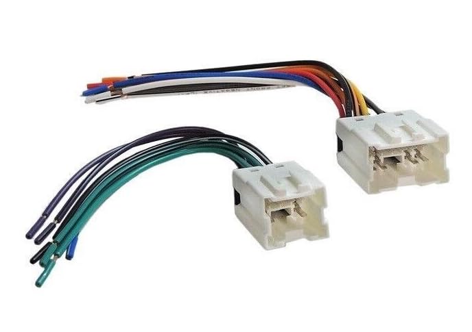 Miniatura 2 de Kit de instalación estéreo de coche doble DIN para Nissan 350Z 2006 2007 2008 (kit de tablero + arnés de cableado)