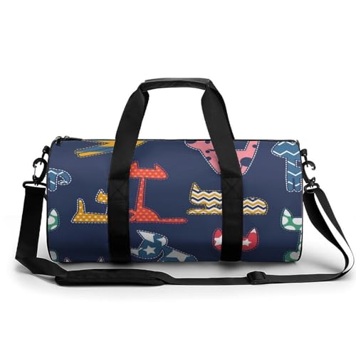 Sac de sport chaton coloré 45cm pour gym et voyage