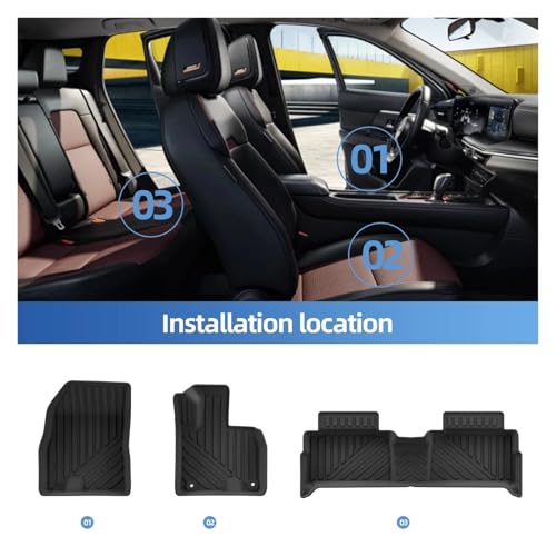 Tapis de Sol Jaecoo 5 EV 2025 2026 Premium RHD Noir Carmats 3D
