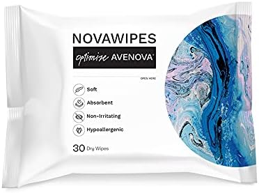 Avenova NovaWipes, Dry Eyelid Wipes, 30 Count