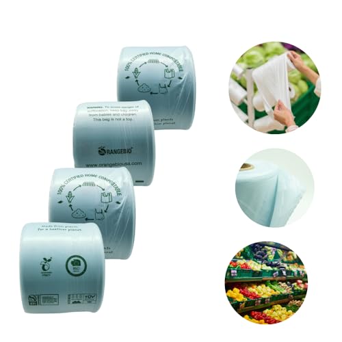OrangeBio Compostable Produce Bags, 1000 Count