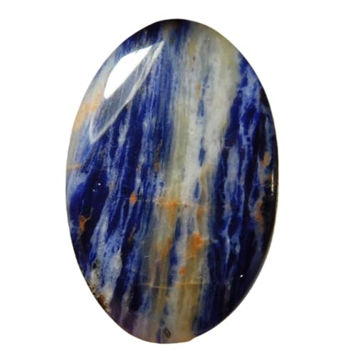 Sodalite naturelle ovale 35x23mm pour réparer ou monter un bijou DIY