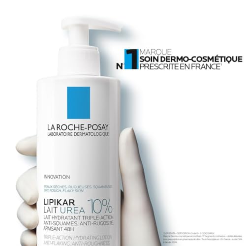 Lipikar Urea 10% crème hydratante triple action apaisante anti démangeaisons et anti récidive 400 ml - vue 5