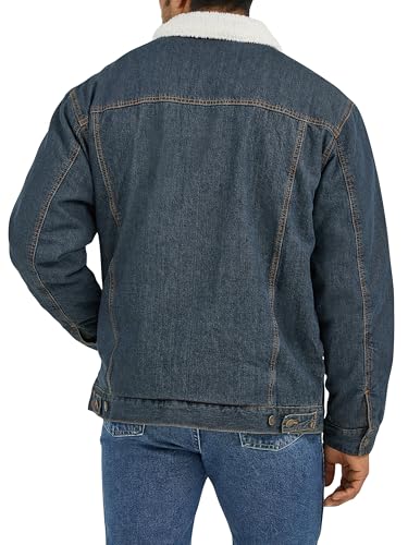 Wrangler mens Cowboy Cut Western Lined Denim Jacket2