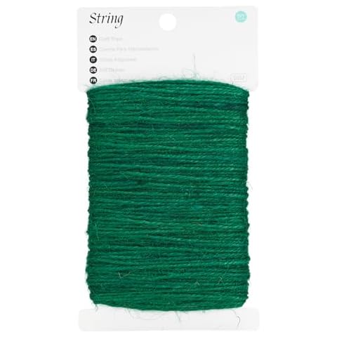 KINGLAKE 50m Green Jute Twine String Cover