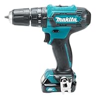 Makita HP333DSAX1 Schlagbohrschrauber 12 V Max., 2,0 Ah, 2 Akkus Plus Ladegerät in Transportkoffer, Batteriebetrieben, Blau – Ansicht 4