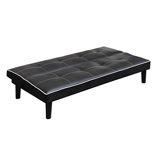 Coaster Home Furnishings Sofa Bed With Contrast Piping Black #TOP2