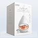 Pure Enrichment PureGlow Crystal - 2-in-1 Himalayan Salt Lamp & Ultrasonic Essential Oil Diffuser, Original Salt Therapy Lamp, 100% Pure Himalayan Salt, Ambient Glow, 160 mL 16-Hour Tank (White)