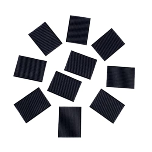 ルナリ 髪留めシート 10枚セット 前髪固定 跡が付かない スキンケア メイク 貼るだけ ぴたっと シート 便利 ブラック (ブラック)