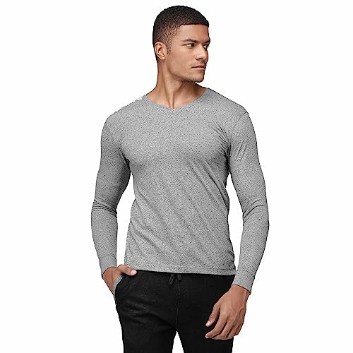 Image of sporto Men's Fast Dry Micro Fiber Solid Regular T-Shirt Half Sleeve|Charcoal