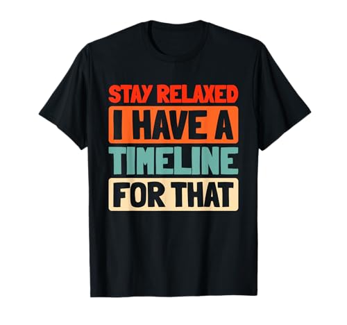 Retro Gestion Équipe - Planification Vintage Chef De Projet T-Shirt