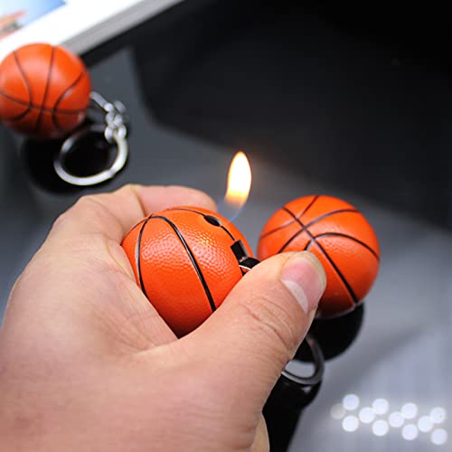 Encendedor creativo con diseño de fútbol y llavero miniatura 7