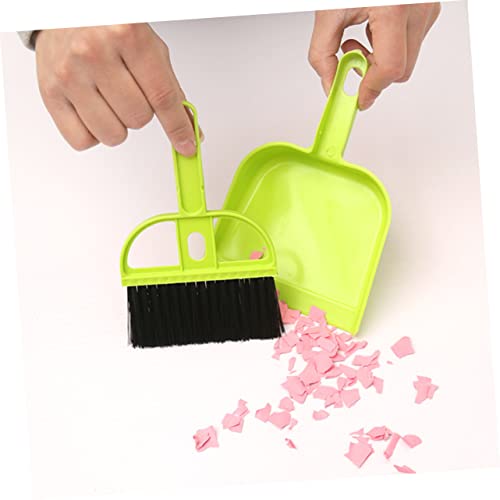 Healeved Mini-Besen Und Kehrschaufel Set Für Von Haustierkäfigen Kompaktes Reinigungsset Grün Für Kleine Tiere Wie Hamster Meerschweinchen Und Kaninchen – Bild 4