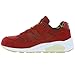 Produktbild New Balance Damen 580 Wildleder-Sneakers, Laufschuhe, modisch, Rot, Größe 45, Größe M (B, M)