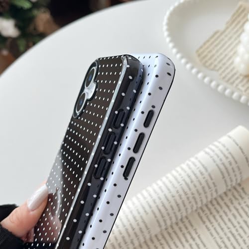 Longlayss Compatible for iPhone 17 Case Cute Polka Dot Phone Case Black by Longlayss - Used condition - Image 5