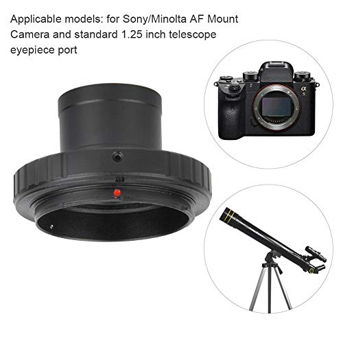 T2-Af Lens Adapter Ring, T2 Mount Aluminum Alloy 1.25 Inch Telescope To For Sony/Minolta Af Mount Dslr Camera Adapter Ring #TOP1