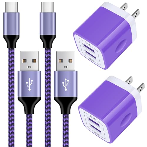 Fast USB C Charger for Samsung Galaxy A15 5G A14 5G S20 FE S20+ S21 S22 S23 S24 Ultra S24 A03S A23 A13 A54 A55 A53,Type C Wall Charger Power Adapter Charger Block 6ft USB C Charger Cable Fast Charging