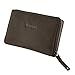 Produktbild Portemonnaie Damen Groß Frauen  Handgefertigt mit Reißverschluss + vielen Kartenfächern  Portmonee  Geldbeutel - Wallet - Clutch (Braun)