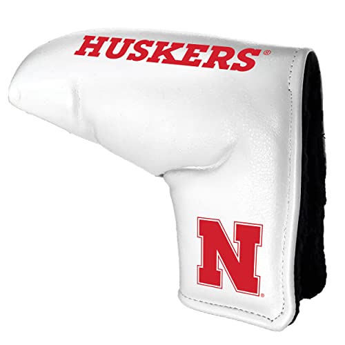 Team Golf NCAA Nebraska Tour Blade Putter Cover (White), Fits