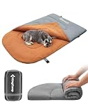 KingCamp Hundeschlafsack,2-in-1 Hundedecke & Hundematte