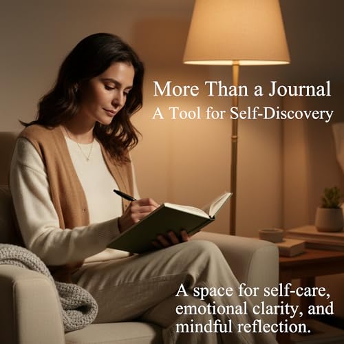 Image of Guided Journal for Self-Discovery - 180 Undated Prompts for Gratitude, Healing, Personal Growth & Mindfulness - Wellness Journal for Emotional Clarity, Self Care & Mental Health Gift for Women & Men
