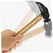 STOBOK Wooden Handle Hammer for DIY Shoe Repair Hand Tool for Tack and Leather Work Lightweight and Design for Professionals and Hobbyists