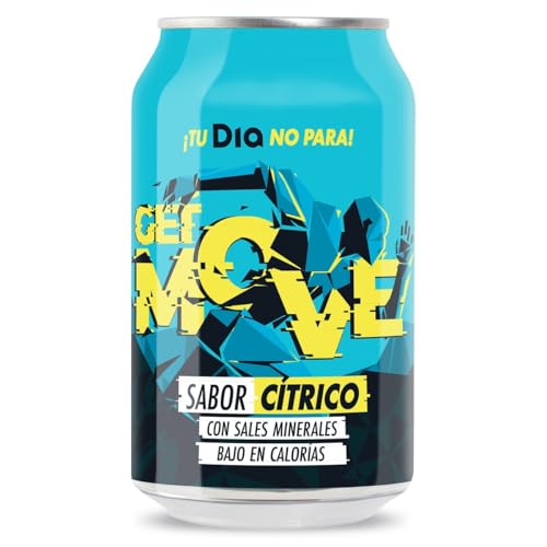 DIA GET MOVE bebida refrescante sabor cítrico lata 33 cl