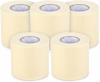 Air Conditioner Pipe Tape, PVC Mini Split Insulation Wrapping Tape, 6cm/2.4in Wide Beige AC Tube Protective Bandage for Air Conditioner